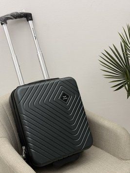 Лоукост Ударопрочный 38 х 30 х 19 см пластиковый Чемодан дорожный XS на колесах ручная кладь 21 L Wings PMRH01 (зелен) mini Зеленый Wings PMRH01 (green) mini фото