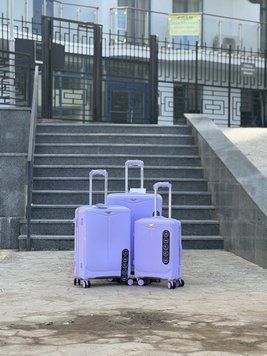 Wings Ударопрочный пластиковый Чемодан Большой (L), на 4 колесах Wings CTC01 (lavender) L Лавандовый Wings CTC01 (lavender) L фото