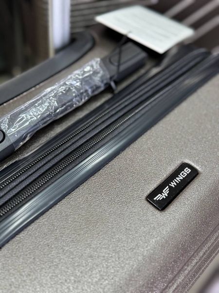 Wings Ударостійка пластикова Валіза Велика ( L ) з розширенням, на 4 колесах Wings B030 (coffee) L Коричневый Wings B030 (coffee) L Коричневый Wings B030 (coffee) L фото