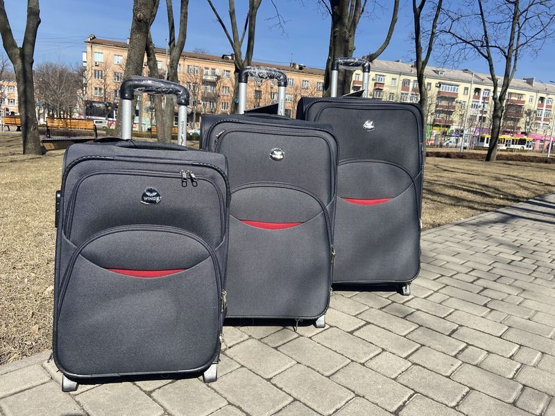 Маленький ( S ) Валіза, Wings на колесах, дорожня, сумка на колесах сірий Wings 1708 (grey) S серый Wings 1708 (grey) S фото