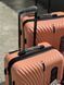 Wings Ударостійка пластикова Валіза Середня (M), на колесах Wings 120 (peach) M Помаранчевий Wings 120 (peach) M фото 5
