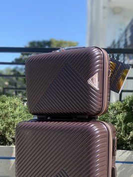 ABS Пластиковий кейс для Валізи Wings, дорожня сумка Wings case WN01 (coffee) Коричневий Wings case WN01 (coffee) Коричневий Wings case WN01 (coffee) фото