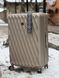 Wings Ударопрочный пластиковый Чемодан Большой (L), на 4 колесах Wings TD190 (champagne) L Бежевый Wings TD190 (champagne) L фото 1