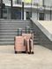Wings Ударопрочный пластиковый Чемодан Большой (L), на 4 колесах Wings HWF (pink) L Розовый Wings HWF (pink) L фото 2