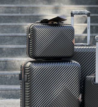 ABS Пластиковий кейс для Валізи Wings, дорожня сумка Wings case WN01 (grey) Серый Wings case WN01 (grey) Серый Wings case WN01 (grey) фото