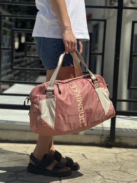 Спортивно дорожня сумка MSB із щільної тканини для тренувань (унісекс) Bag 3030 (pink) фото