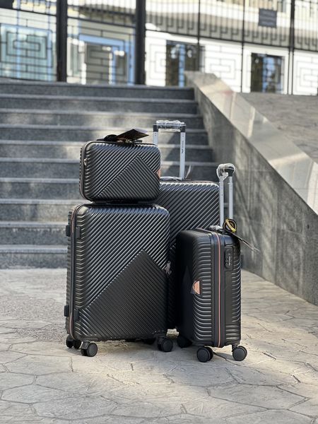 Wings Ударостійка пластикова Валіза Середня ( M ), на колесах Wings WN01 (grey) M Серый Wings WN01 (grey) M Серый Wings WN01 (grey) M фото