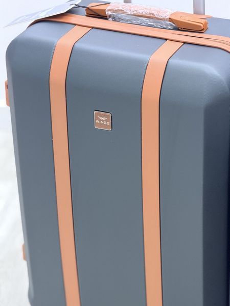 Wings Ударостійка пластикова Валіза Середня (M) з розширенням, на колесах Wings GDW (зел) M Зелений Wings GDW (green) M фото