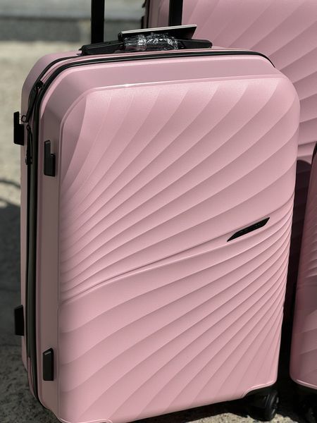 Wings Ударостійка пластикова Валіза Велика (L), на 4 колесах Wings DSQ (pink) L Рожевий Wings DSQ (pink) L фото