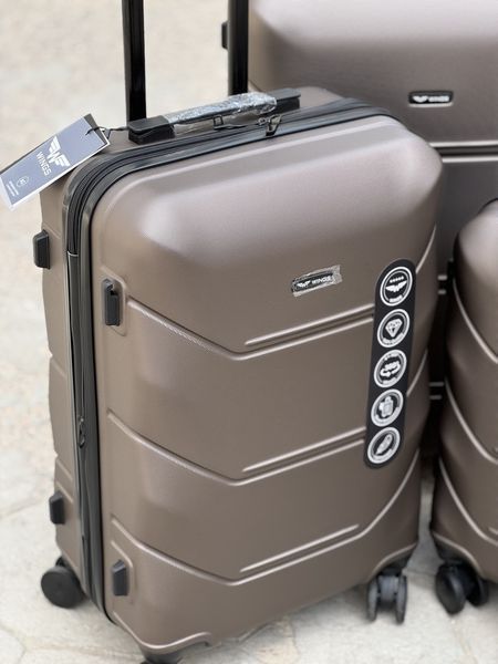 ABS Пластиковий кейс для Валізи Wings, дорожня сумка Wings 149 case (coffee) Коричневий Wings 149 case (coffee) Коричневий Wings 149 case (coffee) фото