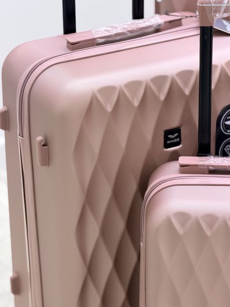 Wings Ударопрочный пластиковый Чемодан Большой (L), на 4 колесах Wings TD190 (rose gold) L Розовое золото Wings TD190 (rose gold) L Розовое золото Wings TD190 (rose gold) L фото