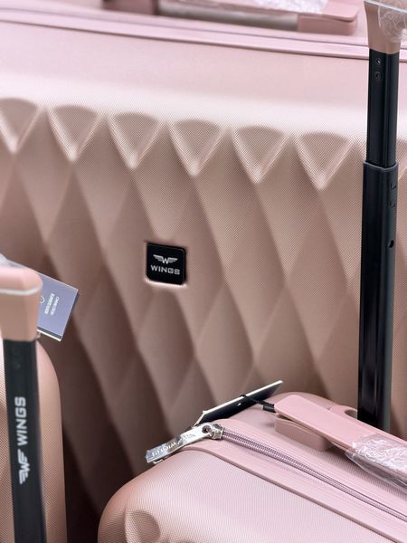 Wings Ударопрочный пластиковый Чемодан Большой (L), на 4 колесах Wings TD190 (rose gold) L Розовое золото Wings TD190 (rose gold) L Розовое золото Wings TD190 (rose gold) L фото