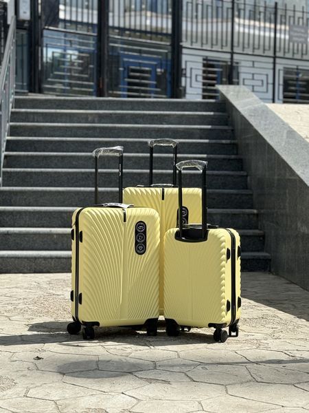 ABS Пластиковий кейс для Валізи Wings, дорожня сумка Wings case 120 (yellow) Желтый Wings case 120 (yellow) Желтый Wings case 120 (yellow) фото