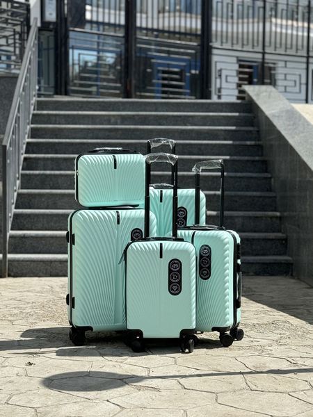 ABS Пластиковий кейс для Валізи Wings, дорожня сумка Wings case 120 (green) Зеленый Wings case 120 (green) Зеленый Wings case 120 (green) фото