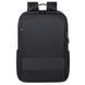 Рюкзак міський MSB 20 літрів спортивний портфель сучасний універсальний Backpack 0408 (Blk) фото