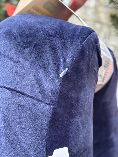 Подушка для подорожей Horoso підголовник ефект пам'яті под EmiPro вельв син Синий Pillow EmiPro velv blue Синій Pillow EmiPro velv blue фото