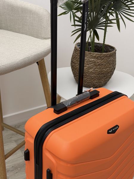 Wings 4 шт. Комплект чемоданов, на колесах, дорожная сумка на колесах Wings PH01 (orange) All Помаранчевий Wings PH01 (orange) All фото