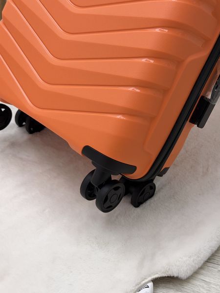 Wings 4 шт. Комплект чемоданов, на колесах, дорожная сумка на колесах Wings PH01 (orange) All Помаранчевий Wings PH01 (orange) All фото