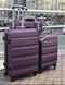 Wings 4 шт Комплект Валіз, на колесах, дорожня, сумка на колесах Wings AT01 (purple) All Фиолетовий Wings AT01 (purple) All фото