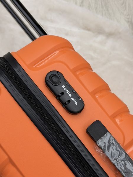 Wings Ударопрочный пластиковый Чемодан Маленький (S), Ручная кладь Wings PH01 (orange) S Помаранчевий Wings PH01 (orange) S фото