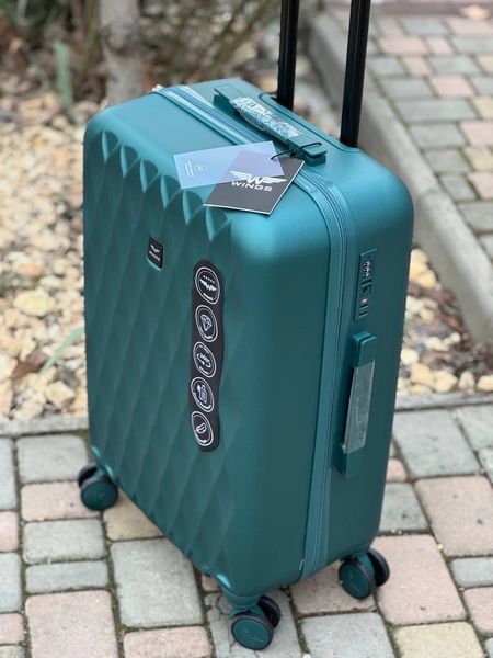 Wings Ударостійка пластикова Валіза Середня ( M ), на колесах Wings TD190 (champagne) M Бежевий Wings TD190 (champagne) M Бежевий Wings TD190 (green) M фото