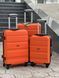 Wings 4 шт Комплект Валіз, на колесах, дорожня, сумка на колесах Wings AT01 (orange) All Оранжевый Wings AT01 (orange) All фото