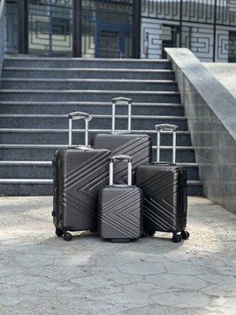 Wings Ударостійка пластикова Валіза Середня ( M ) з розширенням, на колесах Wings B030 (sir) M Серый Wings B030 (sir) M фото